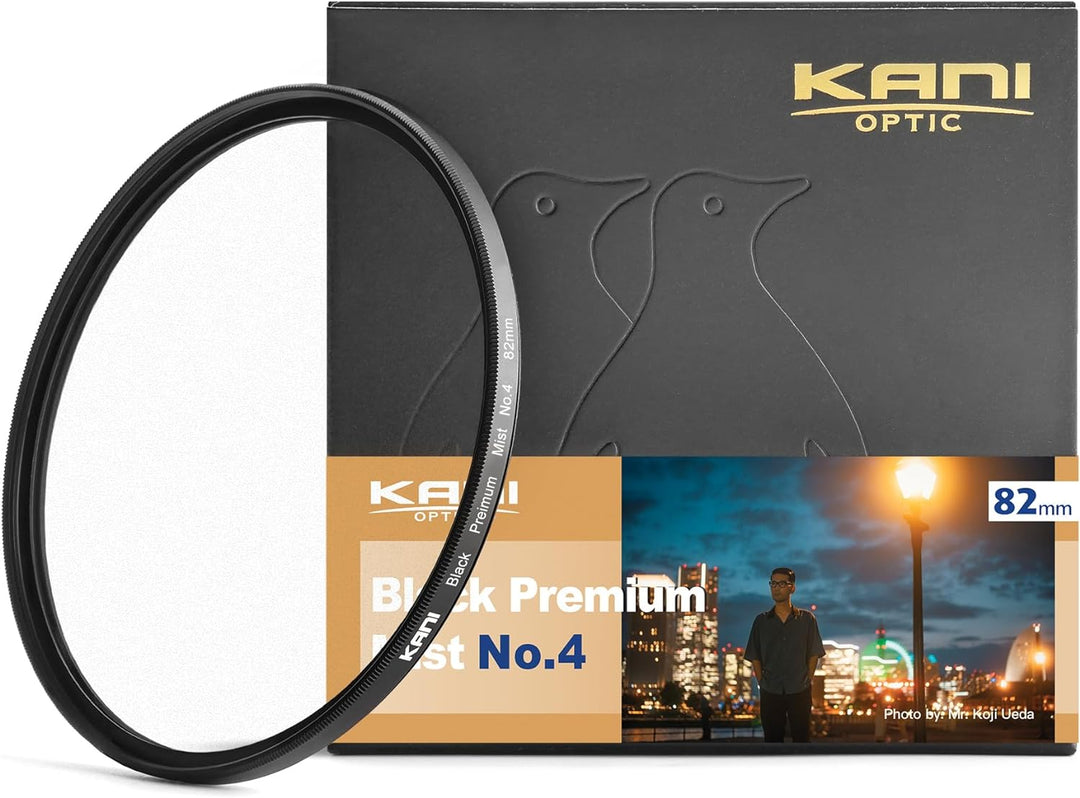 KANI Black Premium Mist (BPM) No.4 82mm Filter / Black Mist Effect