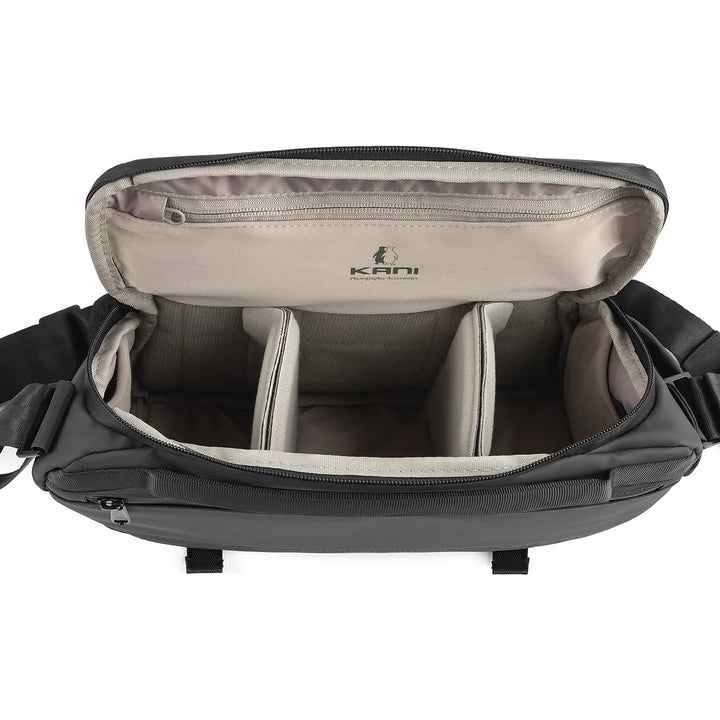 KANI TP-060M Black (6.4L) Water-repellent Shoulder Bag