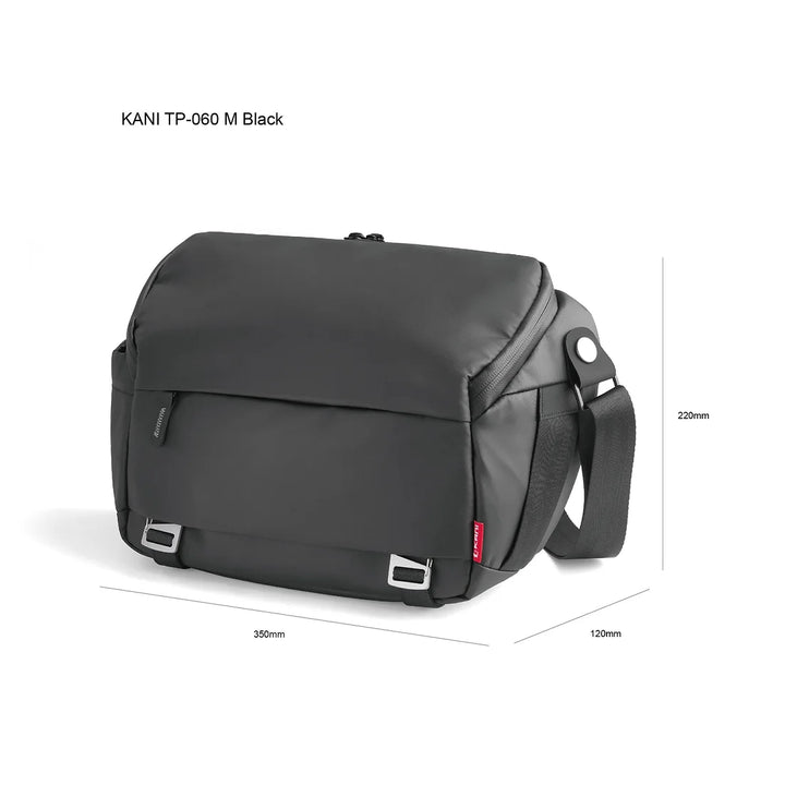 KANI TP-060M Black (6.4L) Water-repellent Shoulder Bag