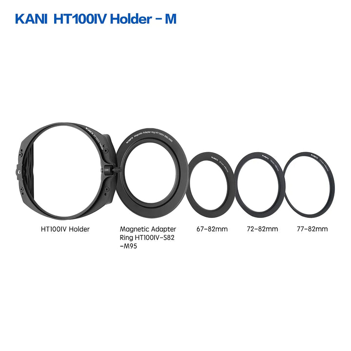 KANI HT100 IV 100mm Square Filter Holder Set M (with Magnetic Adapter Ring)