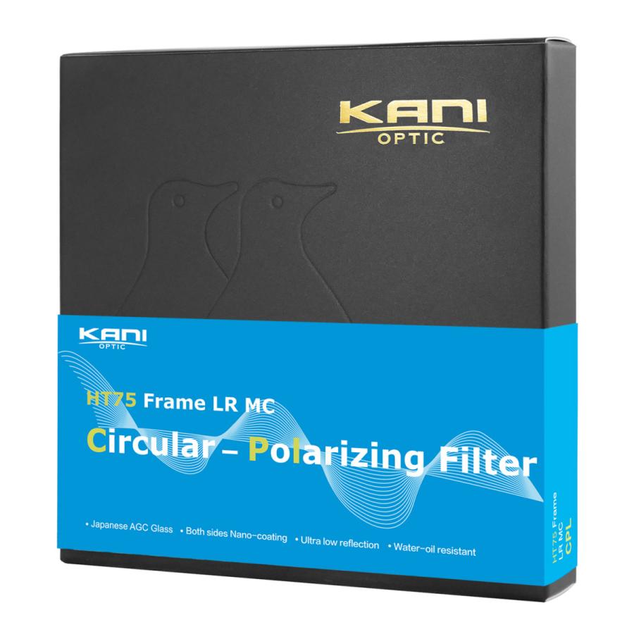 KANI Premium LR MC Framed CPL filter 75mm