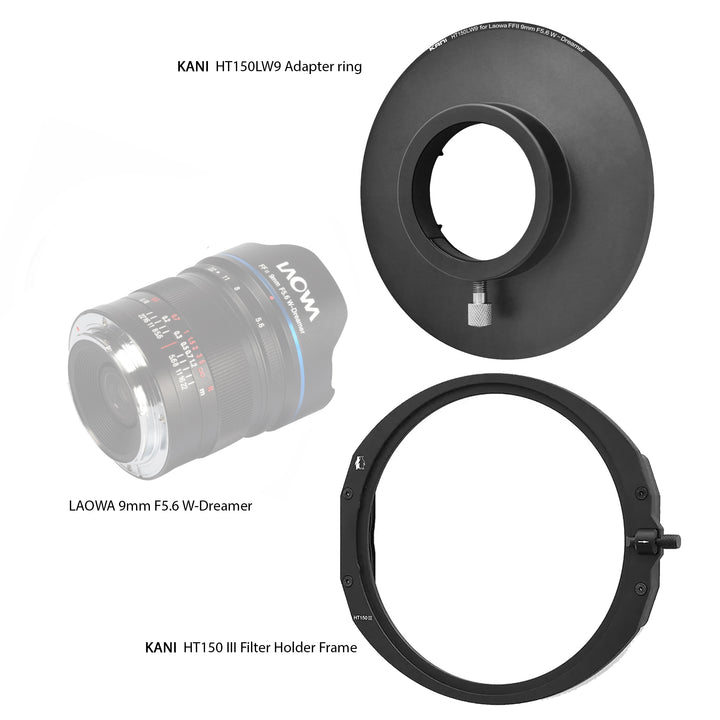 KANI HT150 III Filter Holder  for LAOWA 9mm F/5.6 W-Dreamer