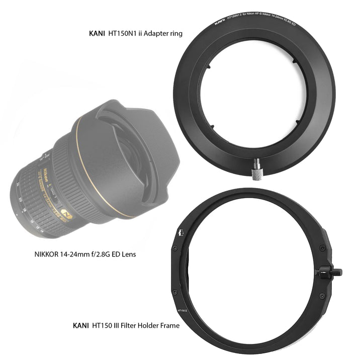 KANI HT150 III Filter Holder for NIKKOR 14-24mm f/2.8G ED