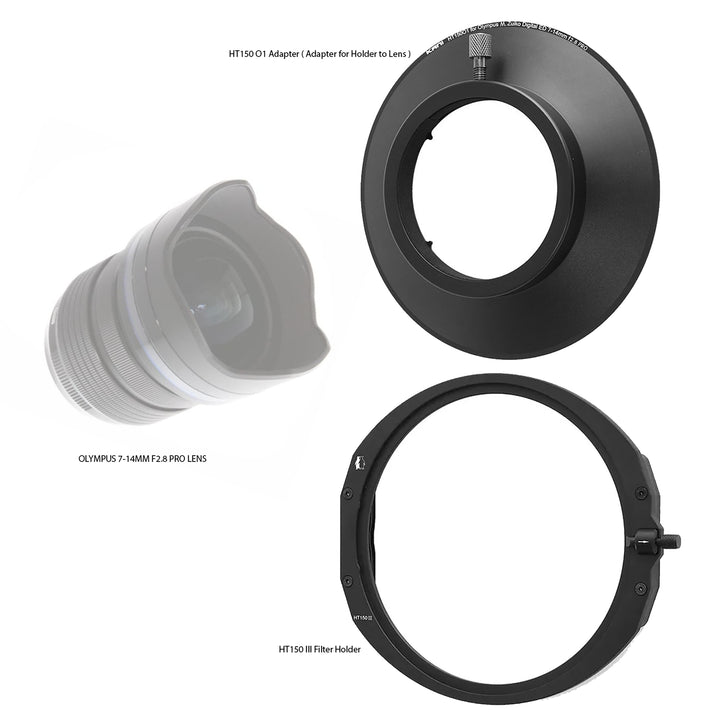 KANI HT150 III Filter Holder for Olympus 7-14mm f2.8 PRO Lens