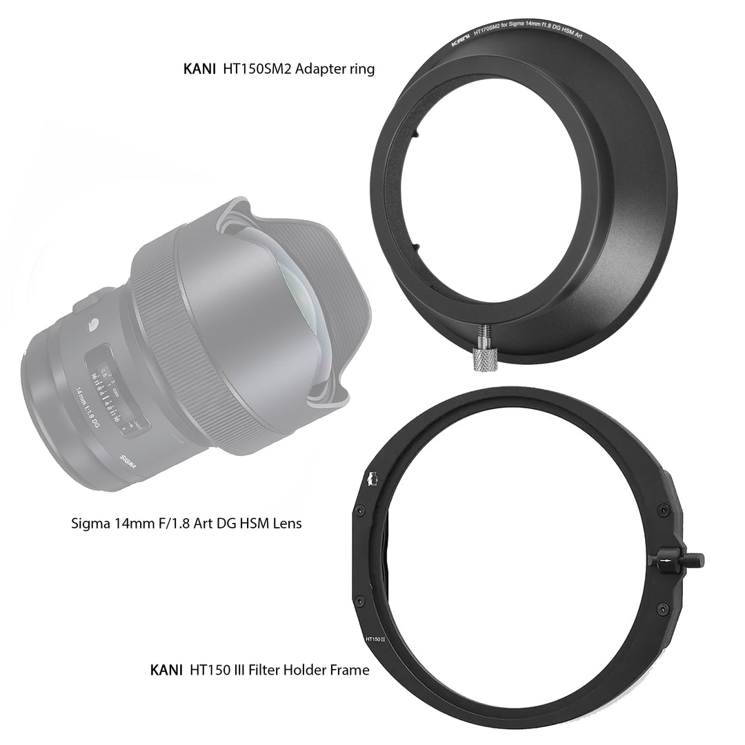 KANI HT150 III Filter Holder for SIGMA 14mm f1.8 Art DG HSM Lens