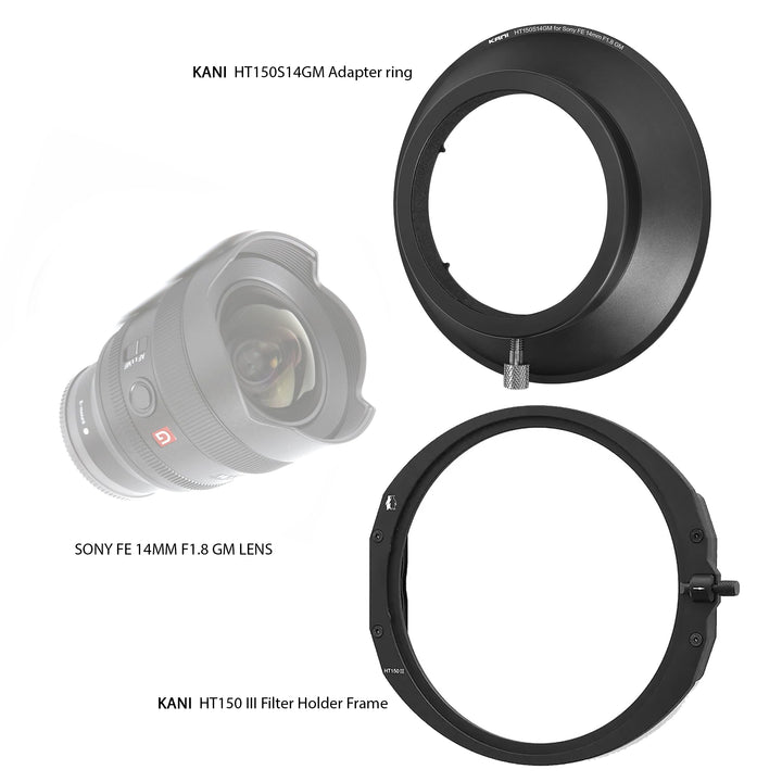 KANI HT150 III Filter Holder  Sony FE 14mm F1.8 GM (150mm)