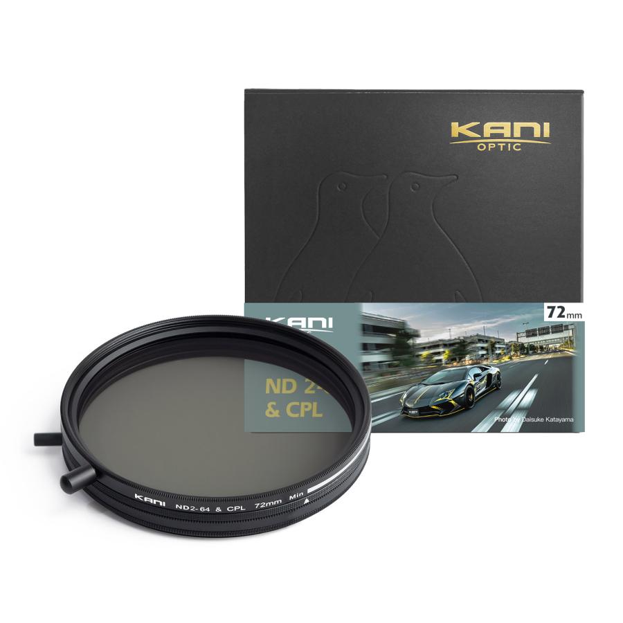 KANI Variable ND 2-64 + CPL (72mm)