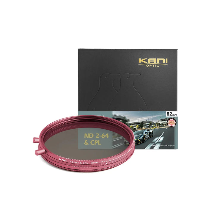 KANI Variable ND2-64 + CPL 82mm (Pink)