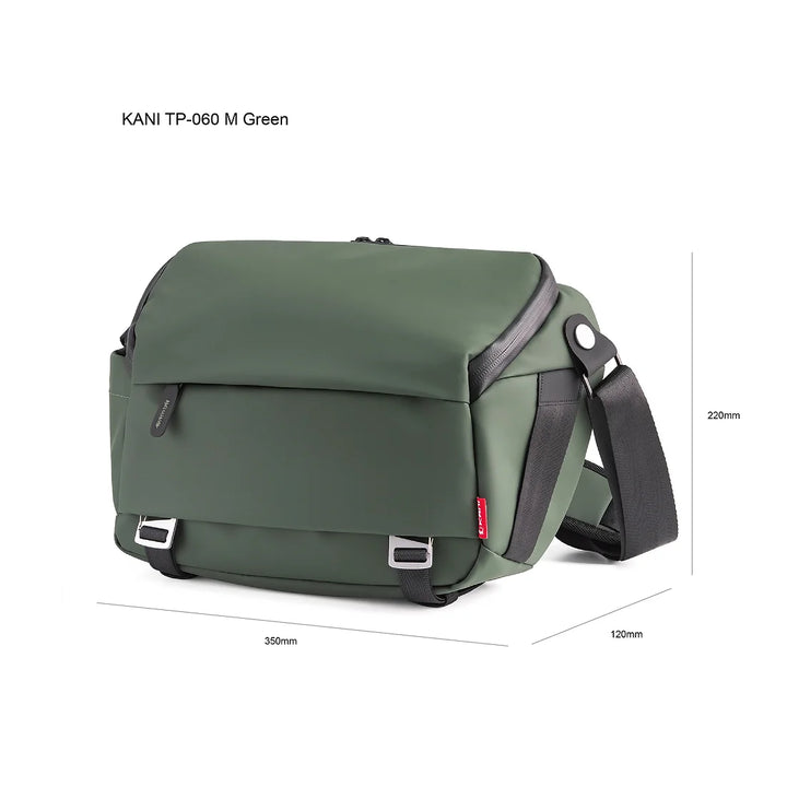 KANI TP-060M Green (6.4L) Water-repellent Shoulder Bag