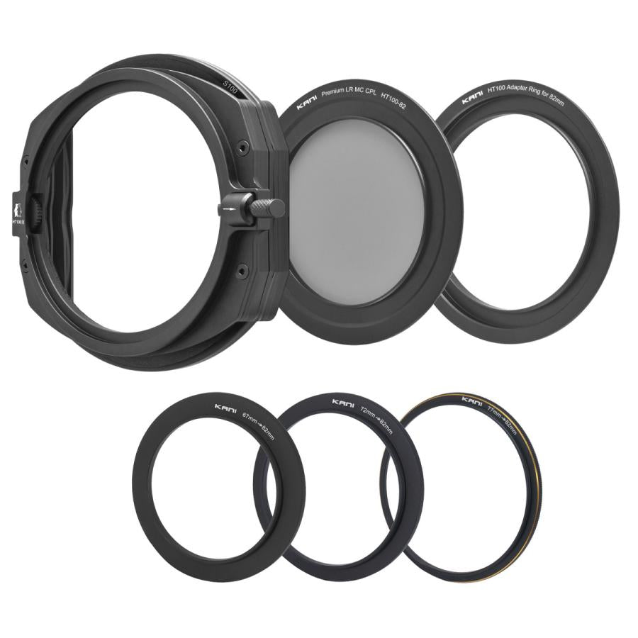 フィルター kani filter 100mm Holder + CPL + filter KANI 100mm Wide Square Filter HT100 IV Filter Holder + CPL