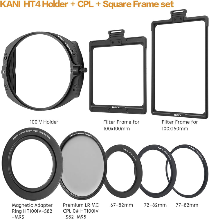 HT100 IV Holder + CPL + Filter Frame Set