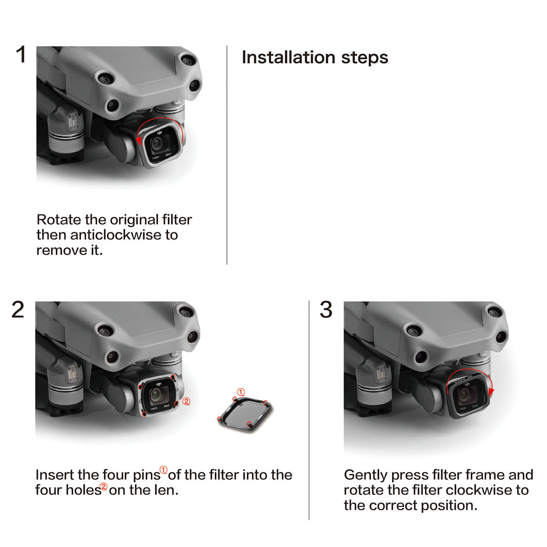 KANI Drone Filter Collection for DJI Mavic, Mini, Air & Pocket Series