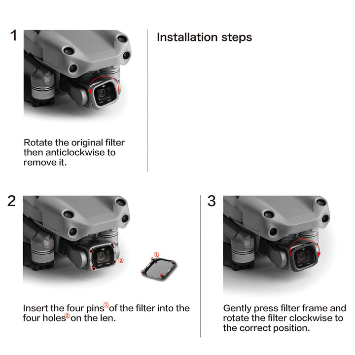 KANI Drone Filter Collection for DJI Mavic, Mini, Air & Pocket Series