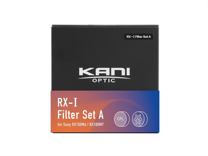 KANI Soft GND 0.9 + CPL Filter Set for Sony RX100M6 / RX100M7