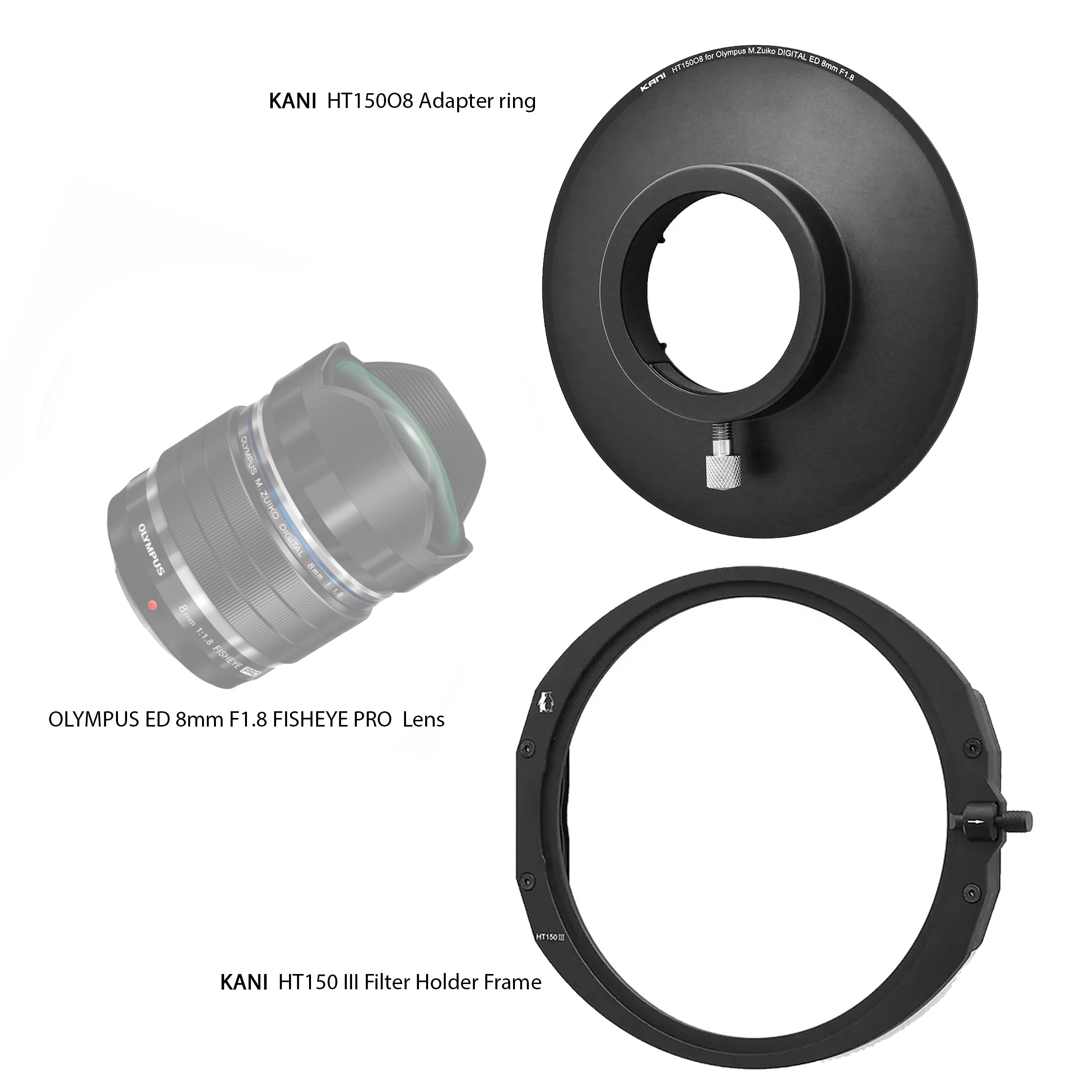 Holder System for Olympus 8mm f1.8 Fisheye PRO – Kanifilterglobal