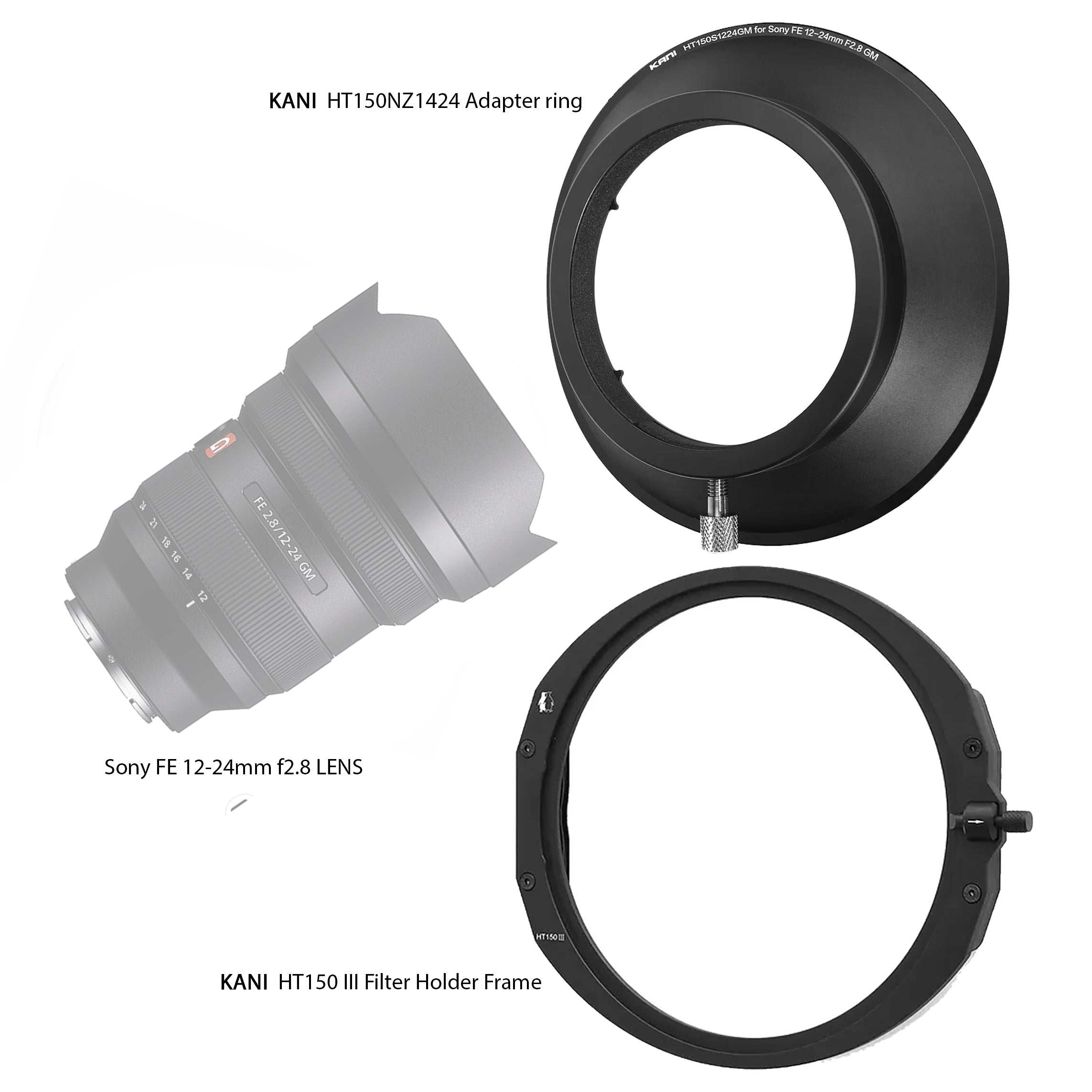 KANI 150mm ホルダーシステム (SONY FE 12-24mm f2.8 用