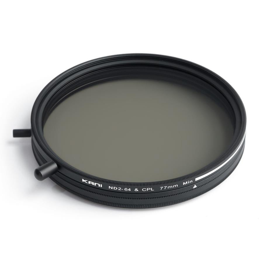 Filtro ND Variable ND4-ND64+CPL (2-6 Pasos) - 77mm